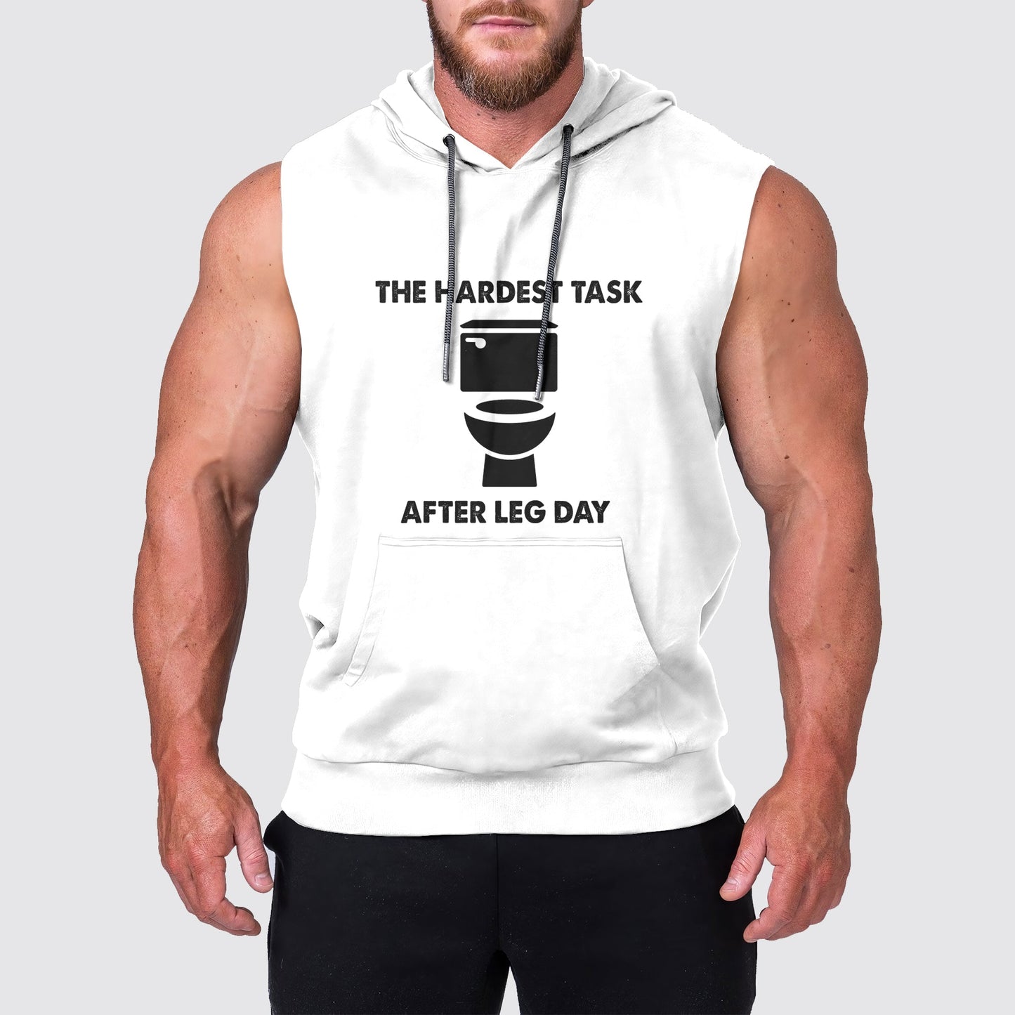 Ultimate Gym Sleeveless Hoodie for Men: Stay Cool and Comfy During Intense Workouts- AA04278