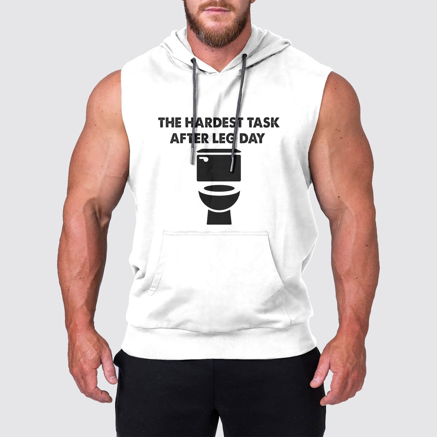 Ultimate Gym Sleeveless Hoodie for Men: Stay Cool and Comfy During Intense Workouts- AA04279