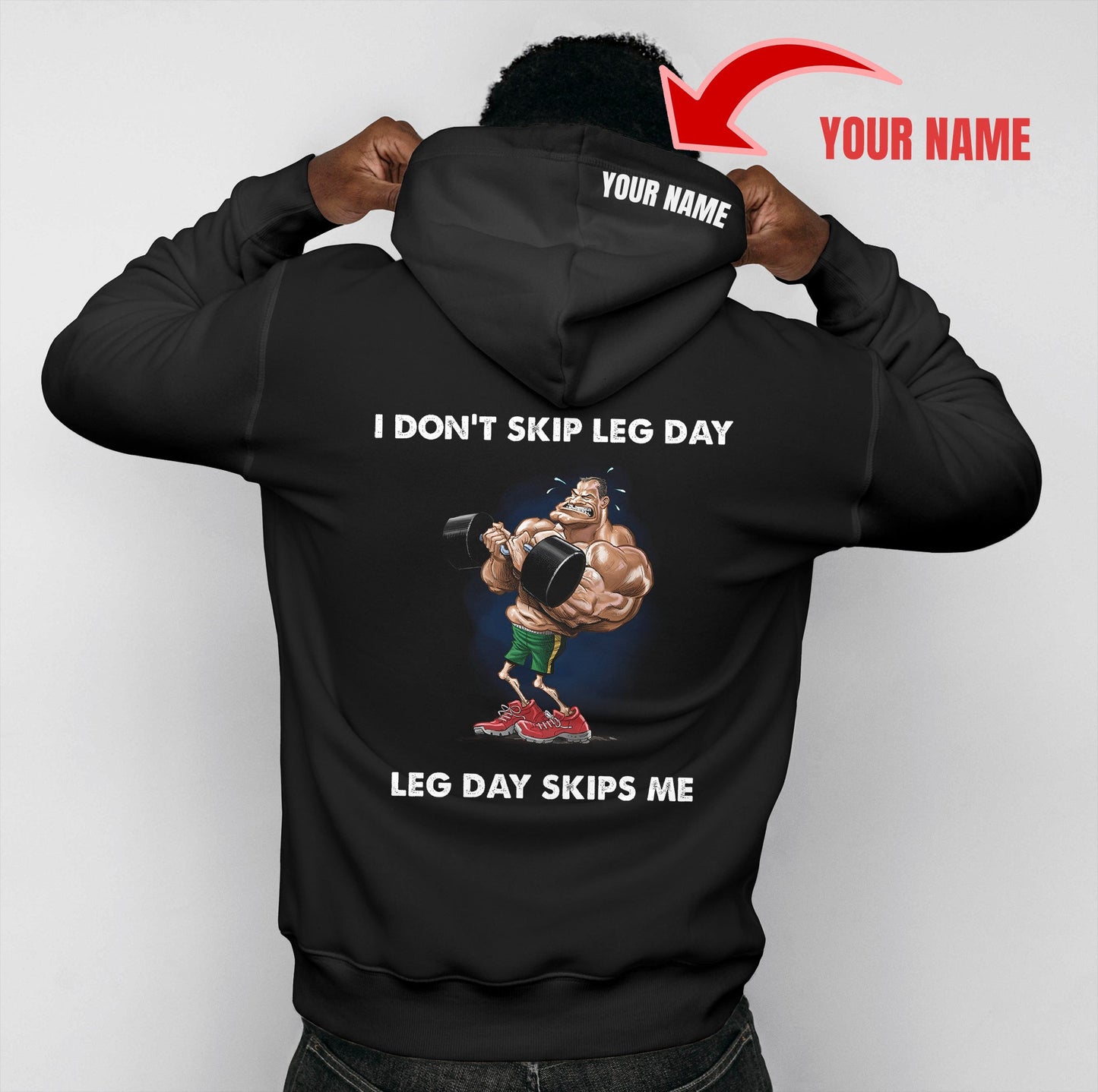 Customized Performance Hoodie for Serious Gym Goers- AA04309