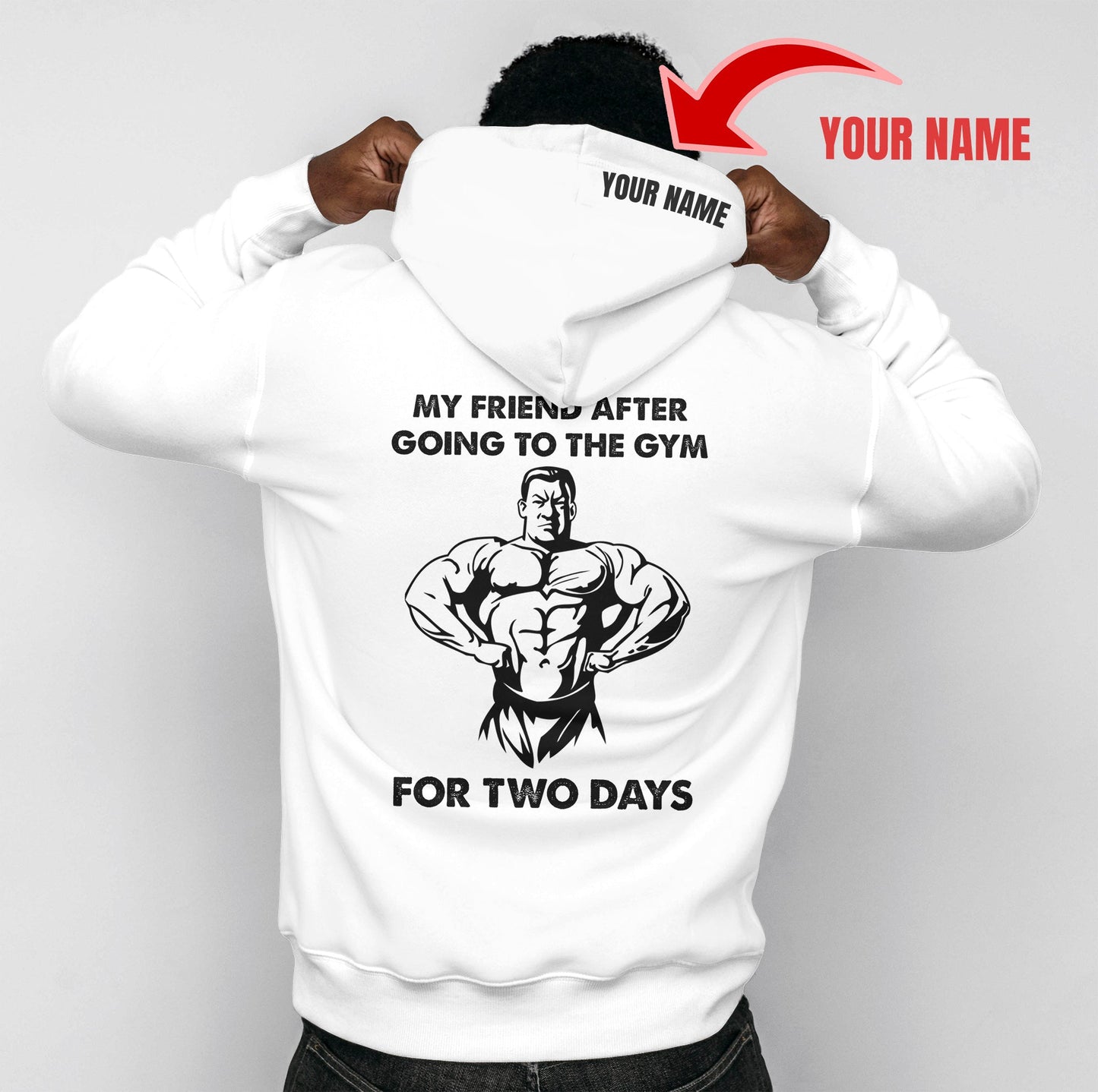 Customized Performance Hoodie for Serious Gym Goers- AA04325