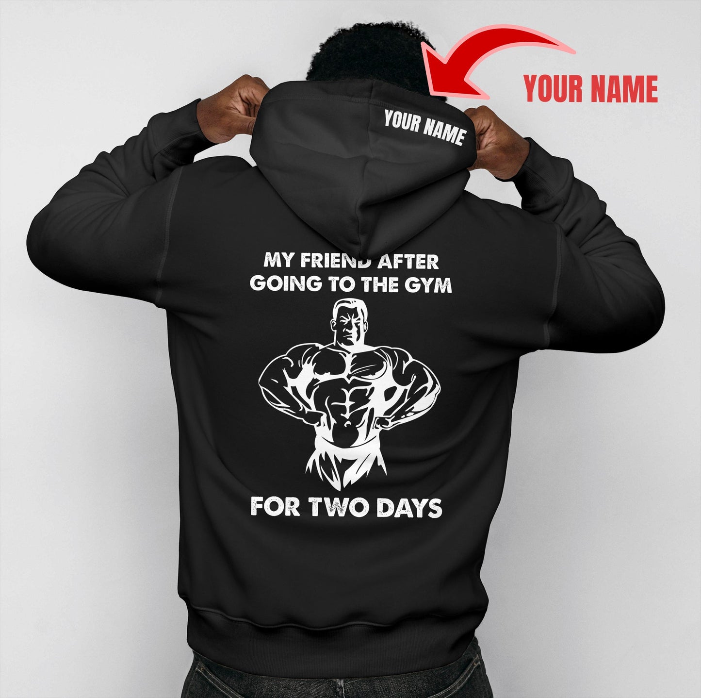 Customized Performance Hoodie for Serious Gym Goers- AA04326