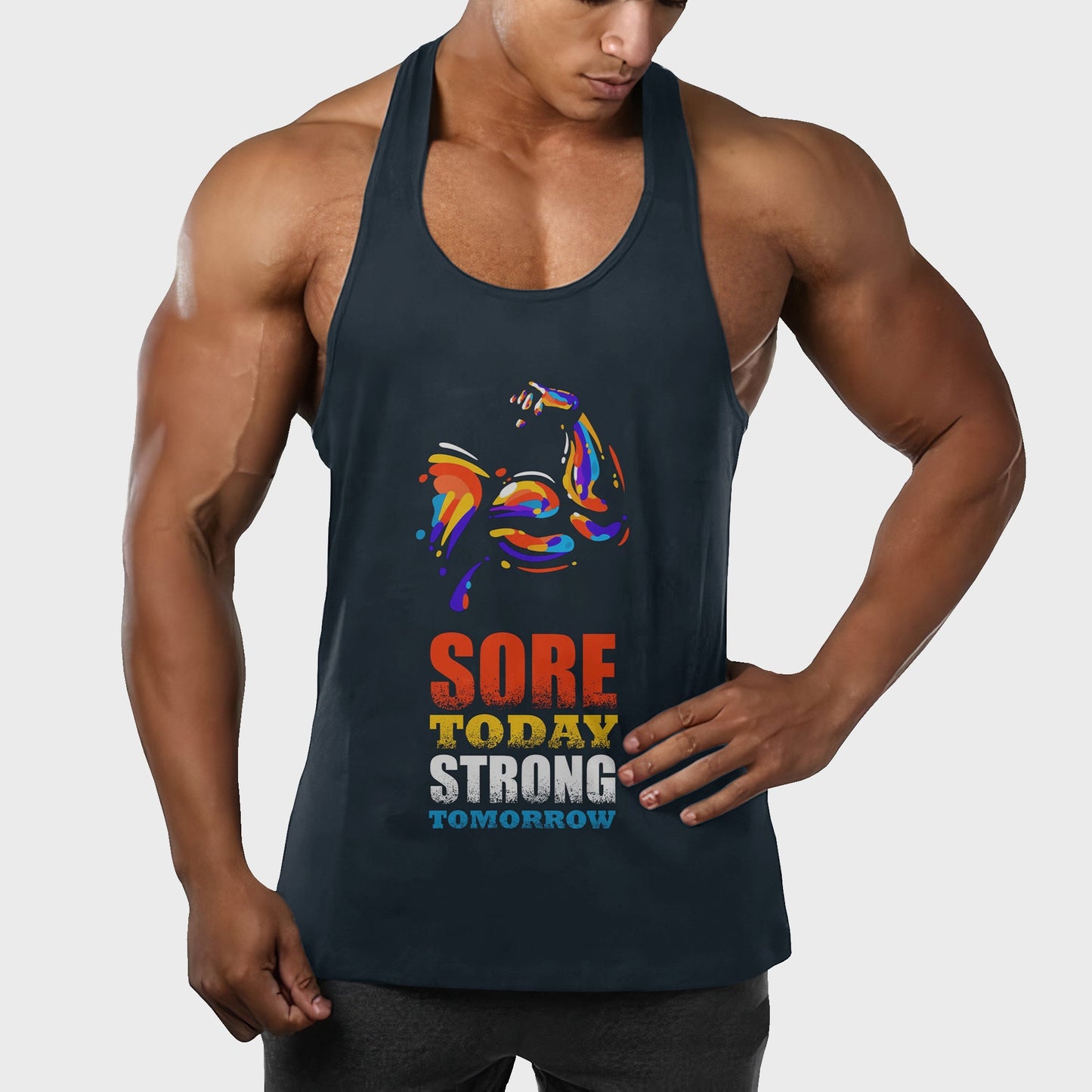 Customizable Bodybuilding Racerback Tank Top- AA04398