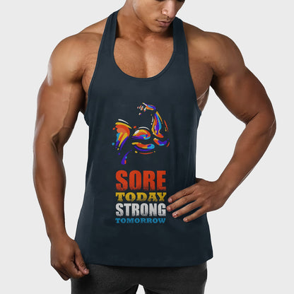 Customizable Bodybuilding Racerback Tank Top- AA04398