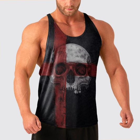 Skull Power Training Tank Top for Men- AA04840