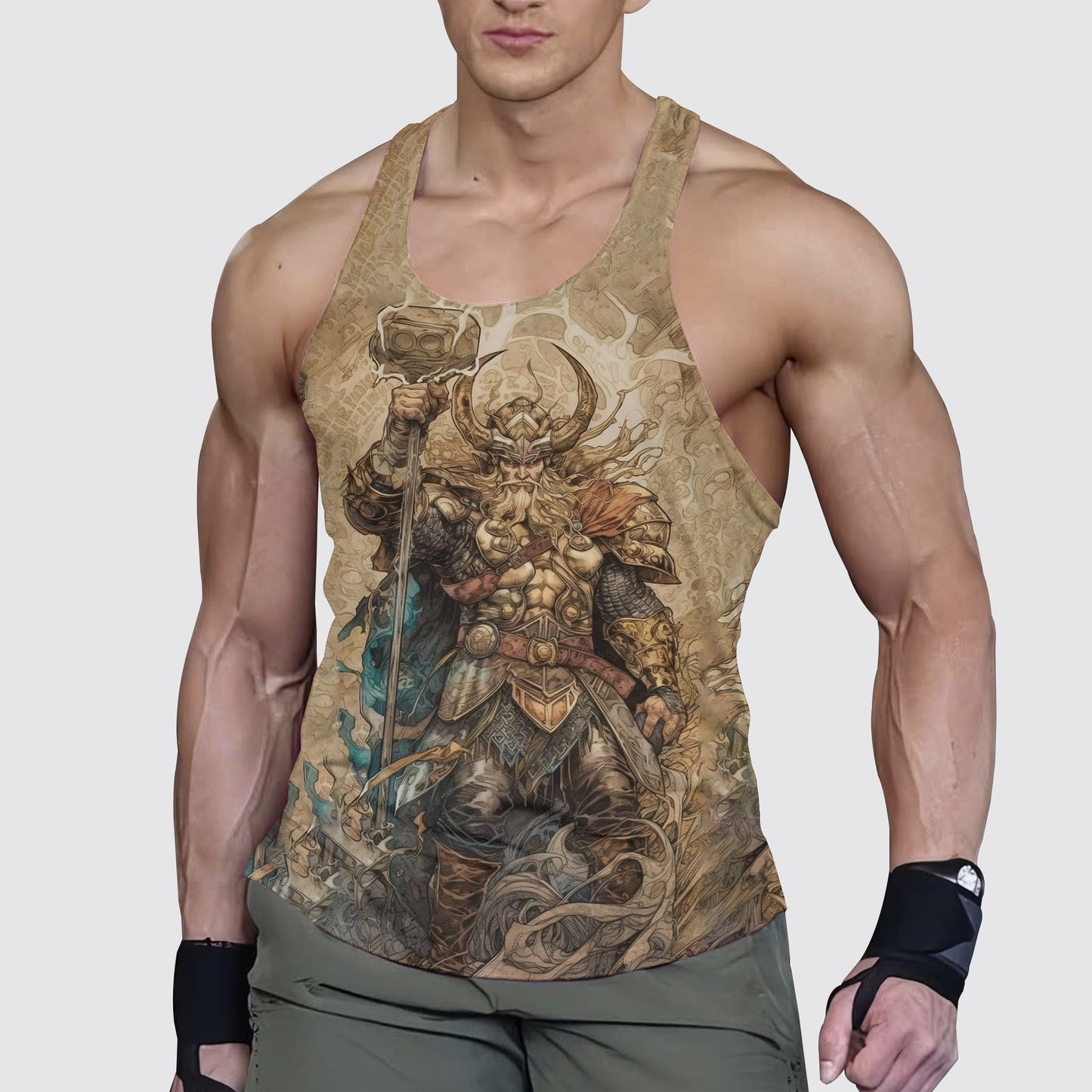 Viking Strength Gym Tank Top For Men- AA04893