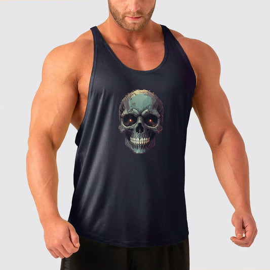 Skull Power Training Tank Top for Men- AA04987