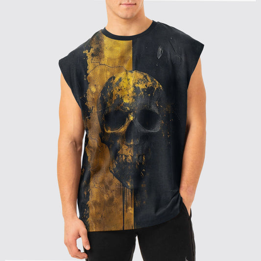 Dread Skull Cut-Off Tank- AA05046