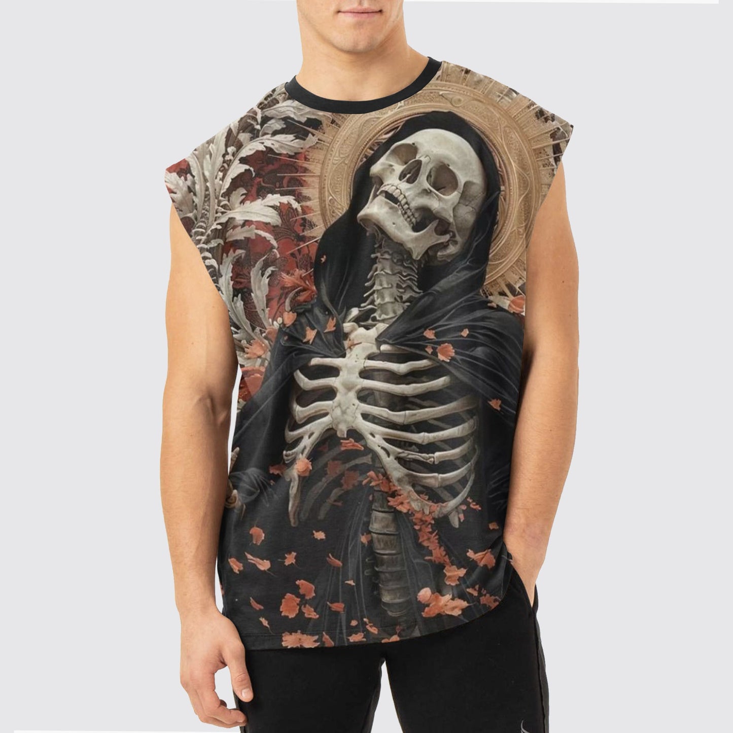 Dread Skull Cut-Off Tank- AA05073