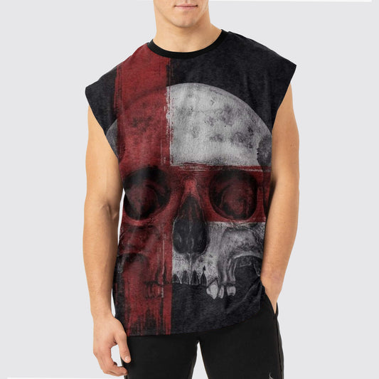 Dread Skull Cut-Off Tank- AA05092