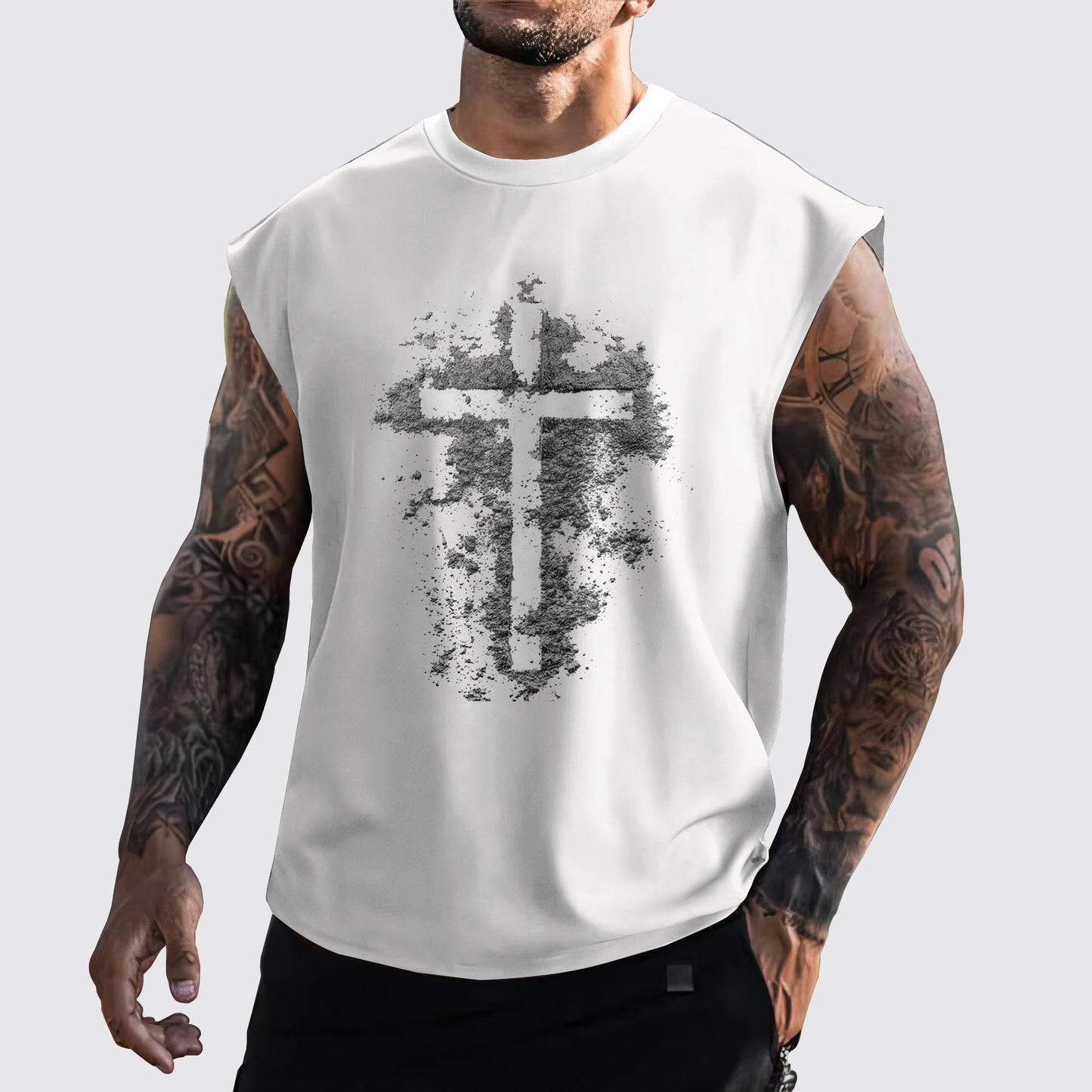 Jesus Forever Cut-Off Tank- AA05169