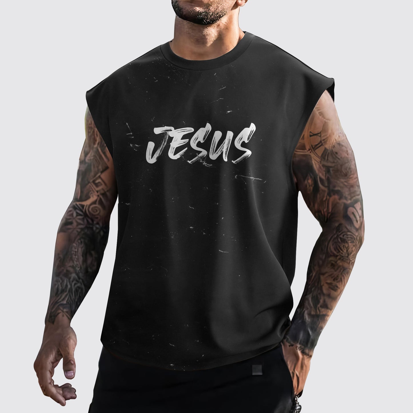 Jesus Forever Cut-Off Tank- AA05180