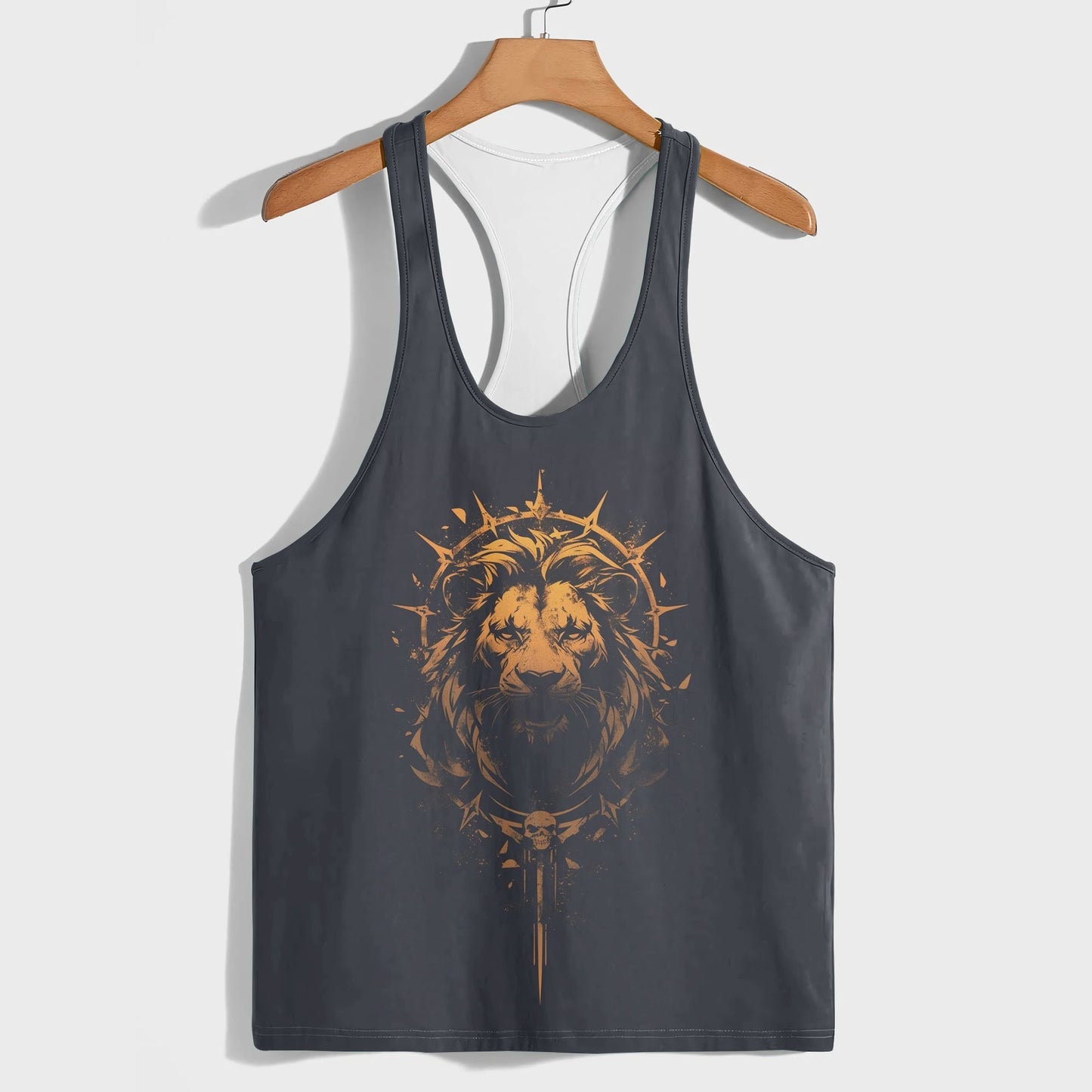 Lion 3D Racerback Tank Top- AA05195