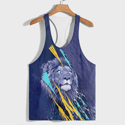 Lion 3D Racerback Tank Top- AA05201