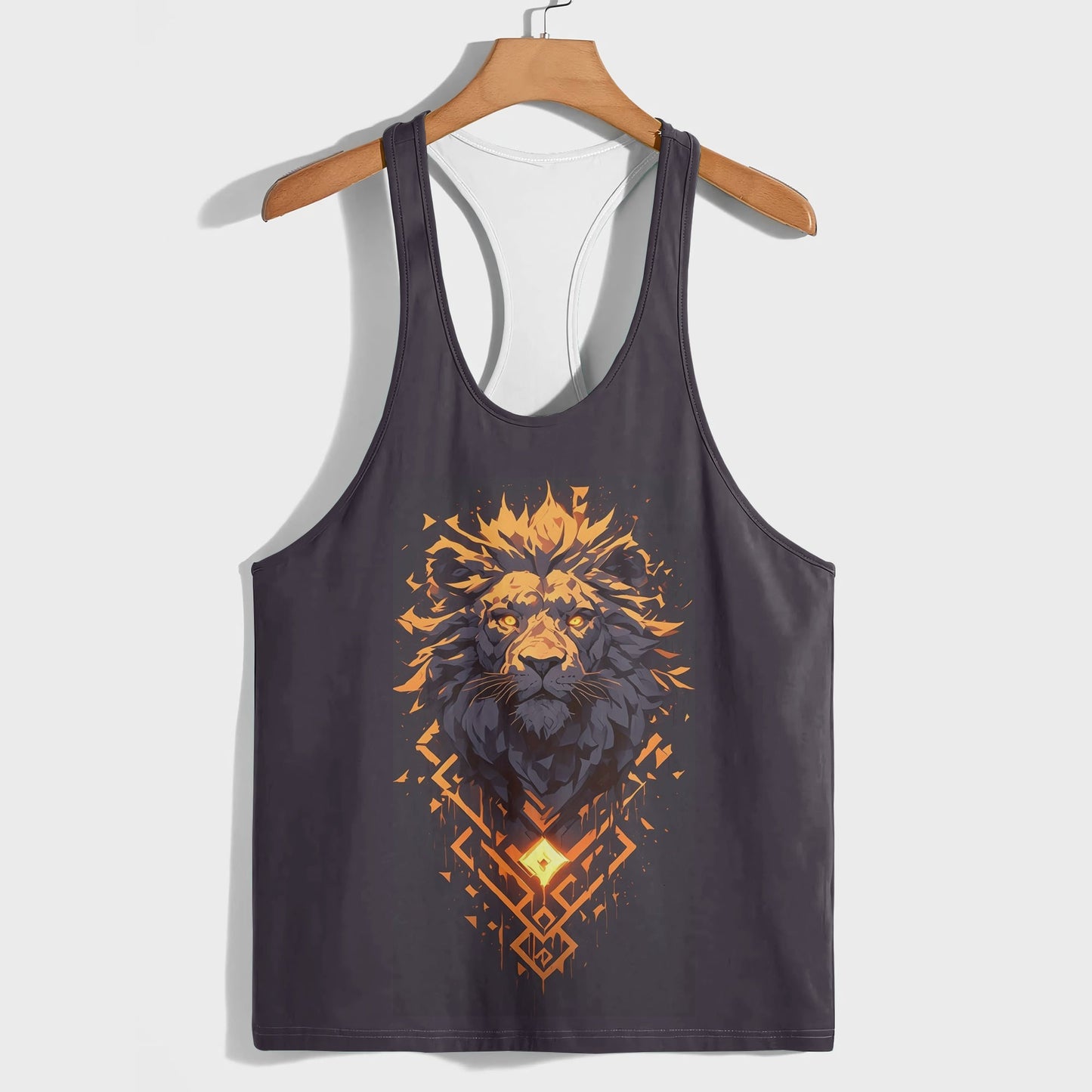 Lion 3D Racerback Tank Top- AA05216