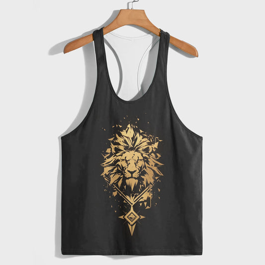 Lion 3D Racerback Tank Top- AA05217