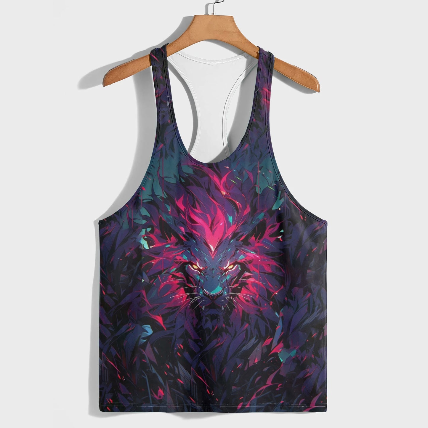 Lion 3D Racerback Tank Top- AA05218