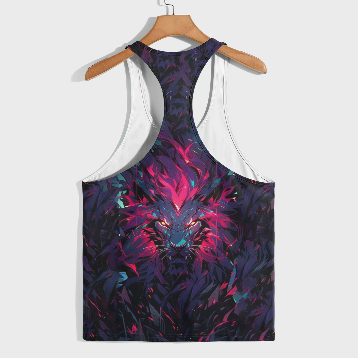 Lion 3D Racerback Tank Top- AA05218