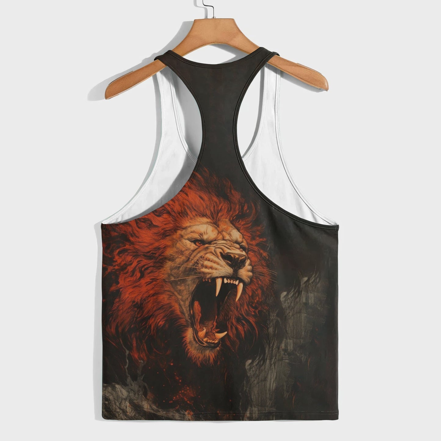 Lion 3D Racerback Tank Top- AA05224