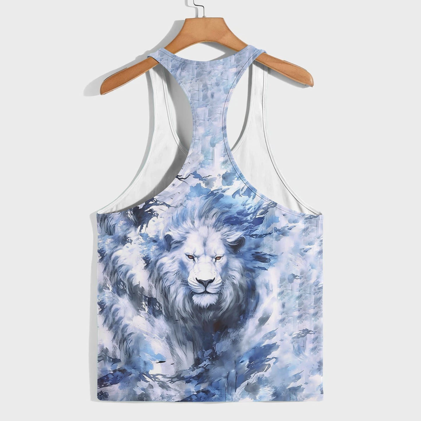 Lion 3D Racerback Tank Top- AA05236