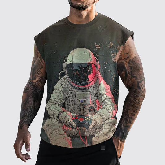 Astronaut 3D Cut-Off Tank- AA05267