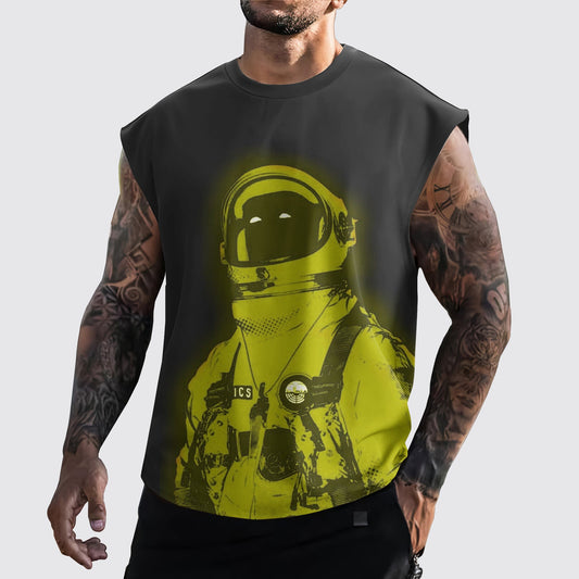 Astronaut 3D Cut-Off Tank- AA05282