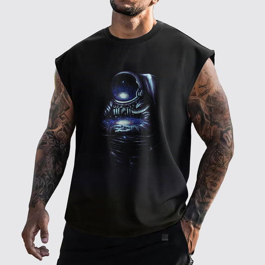 Astronaut 3D Cut-Off Tank- AA05293