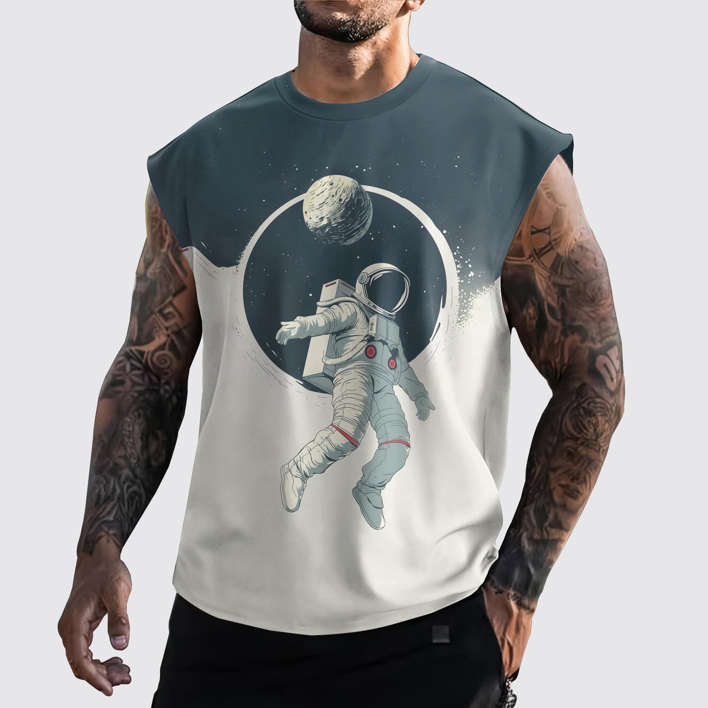 Astronaut 3D Cut-Off Tank- AA05295