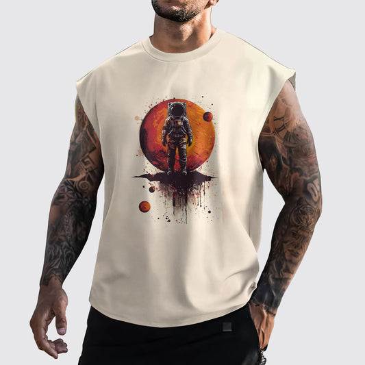 Astronaut 3D Cut-Off Tank- AA05305