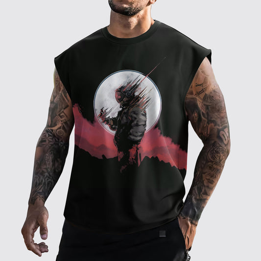 Astronaut 3D Cut-Off Tank- AA05306