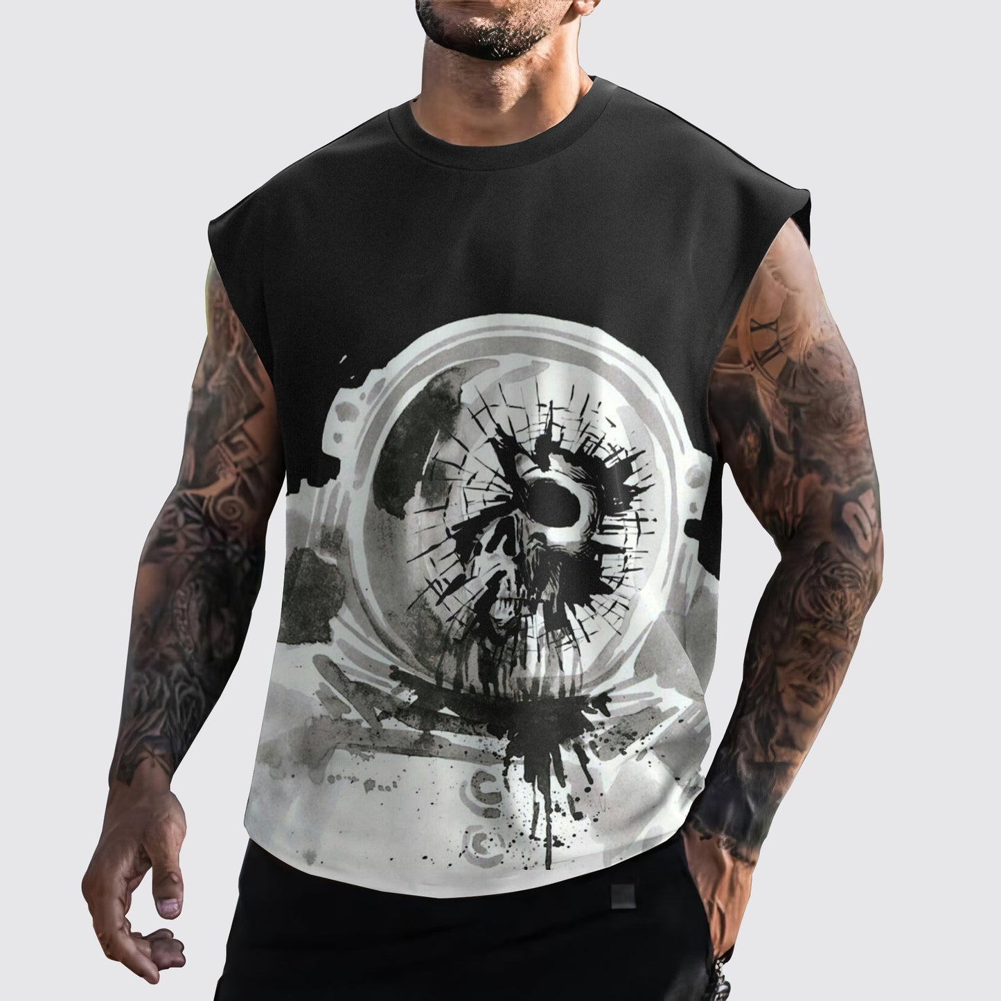 Astronaut 3D Cut-Off Tank- AA05309