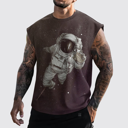 Astronaut 3D Cut-Off Tank- AA05313