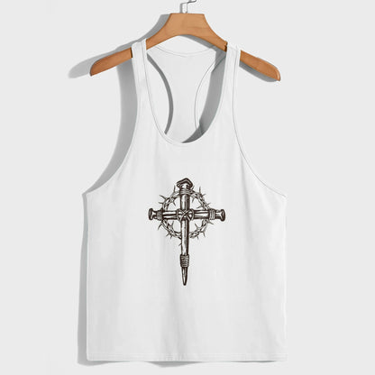 Cross of Faith Racerback Tank Top- AA05317