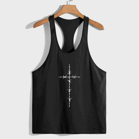 Cross of Faith Racerback Tank Top- AA05325