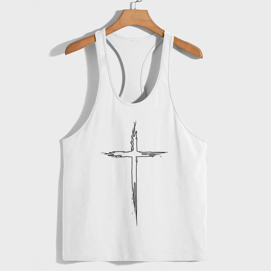 Cross of Faith Racerback Tank Top- AA05350