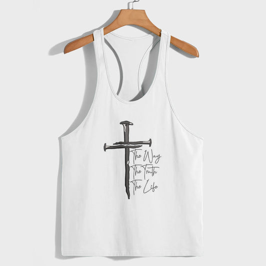 Cross of Faith Racerback Tank Top- AA05355