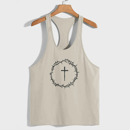 Cross of Faith Racerback Tank Top- AA05359