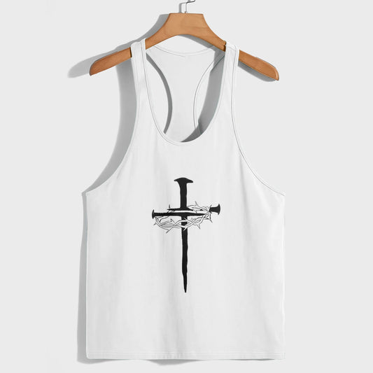 Cross of Faith Racerback Tank Top- AA05362