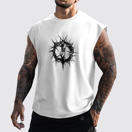 Jesus Forever Cut-Off Tank- AA05374