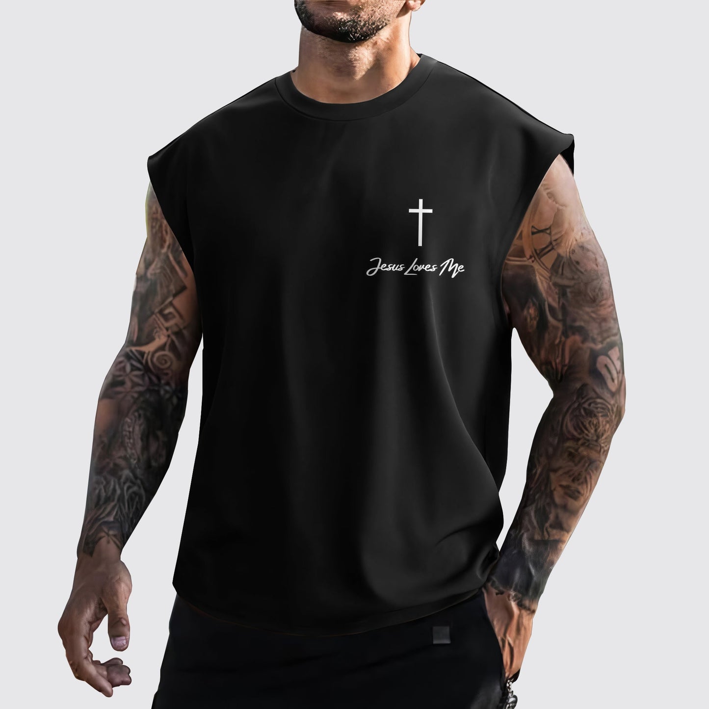 Jesus Forever Cut-Off Tank- AA05379