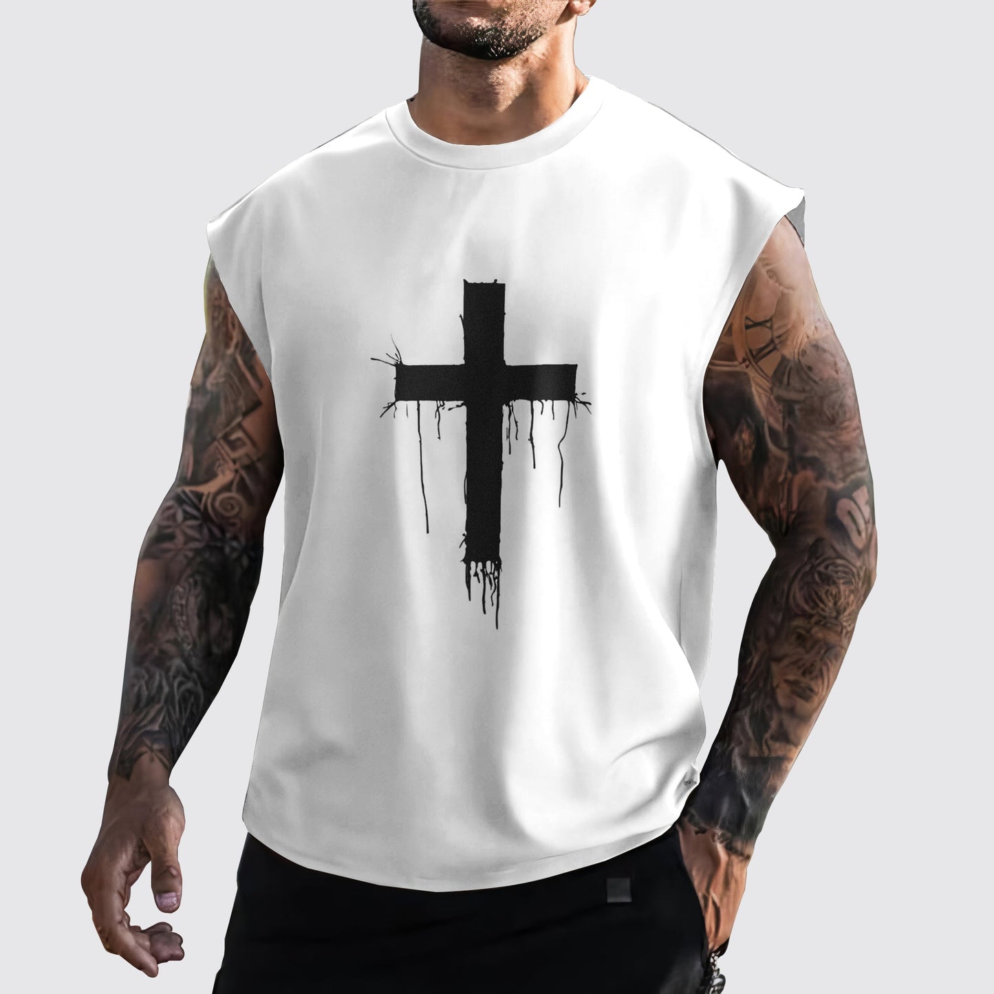 Jesus Forever Cut-Off Tank- AA05382