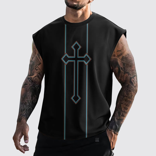 Jesus Forever Cut-Off Tank- AA05389