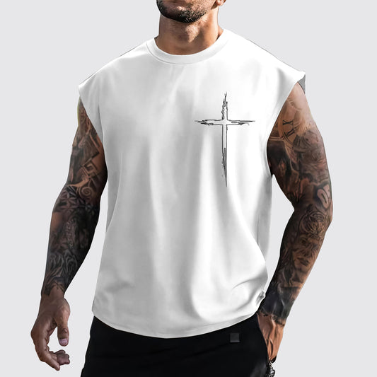 Jesus Forever Cut-Off Tank- AA05406