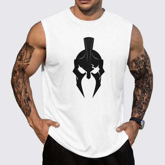 Warrior Spirit 3D Round Neck Tank Top- AA05439