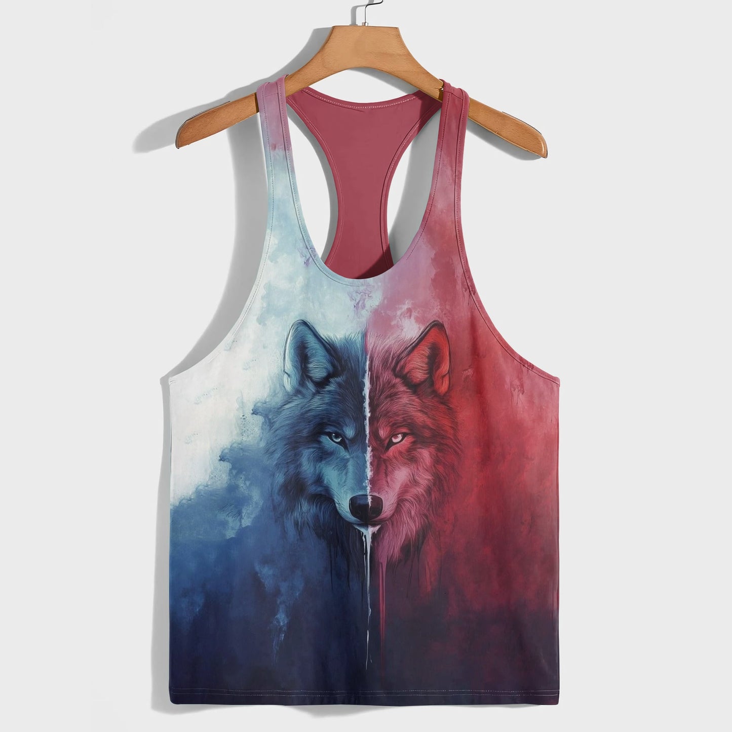 Savage Wolf Racerback Tank Top- AA05787