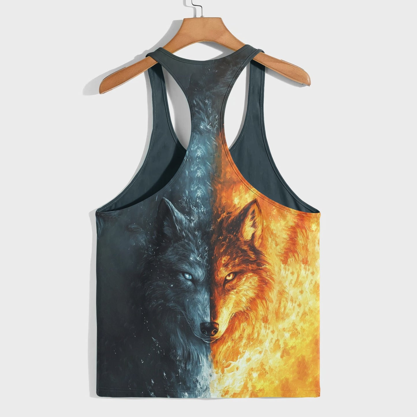 Savage Wolf Racerback Tank Top- AA05788