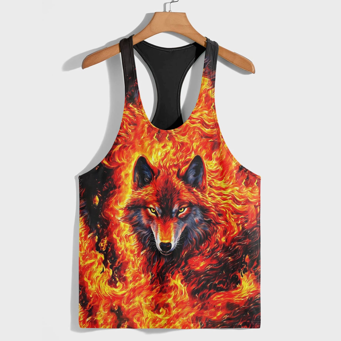 Savage Wolf Racerback Tank Top- AA05789