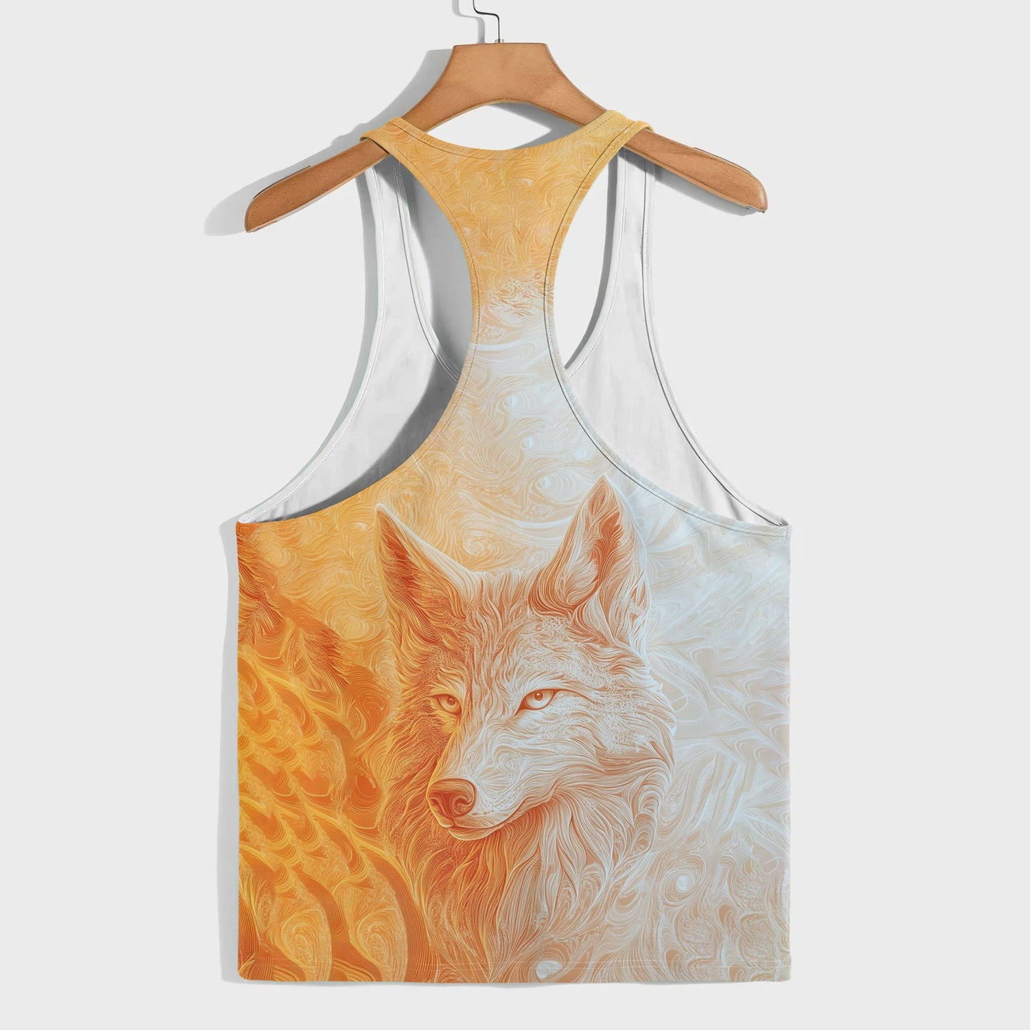 Savage Wolf Racerback Tank Top- AA05794