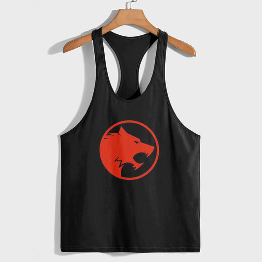 Savage Wolf Racerback Tank Top- AA05821