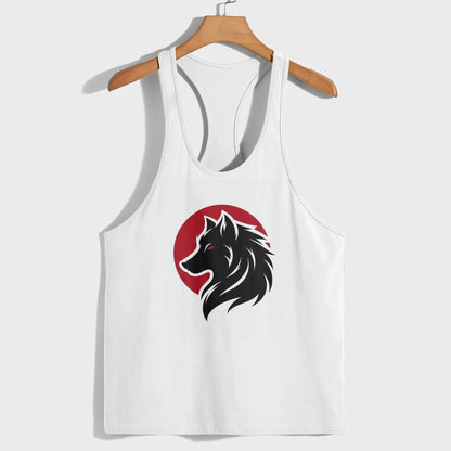 Savage Wolf Racerback Tank Top- AA05824