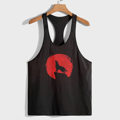 Savage Wolf Racerback Tank Top- AA05825